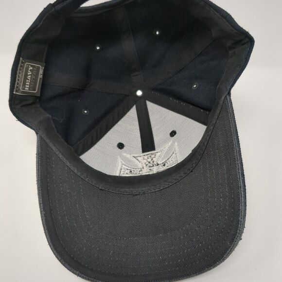 Live 2 Ride Ride 2 Live Strapback Hat Blue One Size 6 Panel Heavy Metal - Picture 6 of 9